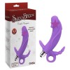 Chisa Triple Targets Vibro Plug - Purple