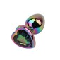 Chisa Heart Butt Plug - Rainbow