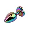 Chisa Heart Butt Plug - Rainbow