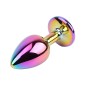 Chisa Jewelled Butt Plug - Rainbow