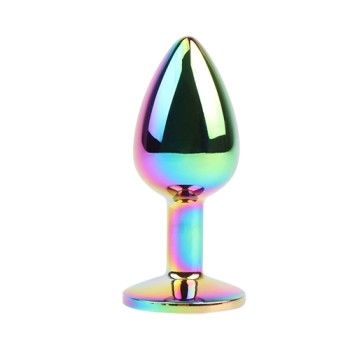 Chisa Jewelled Butt Plug - Rainbow