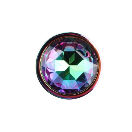 Chisa Jewelled Butt Plug - Rainbow