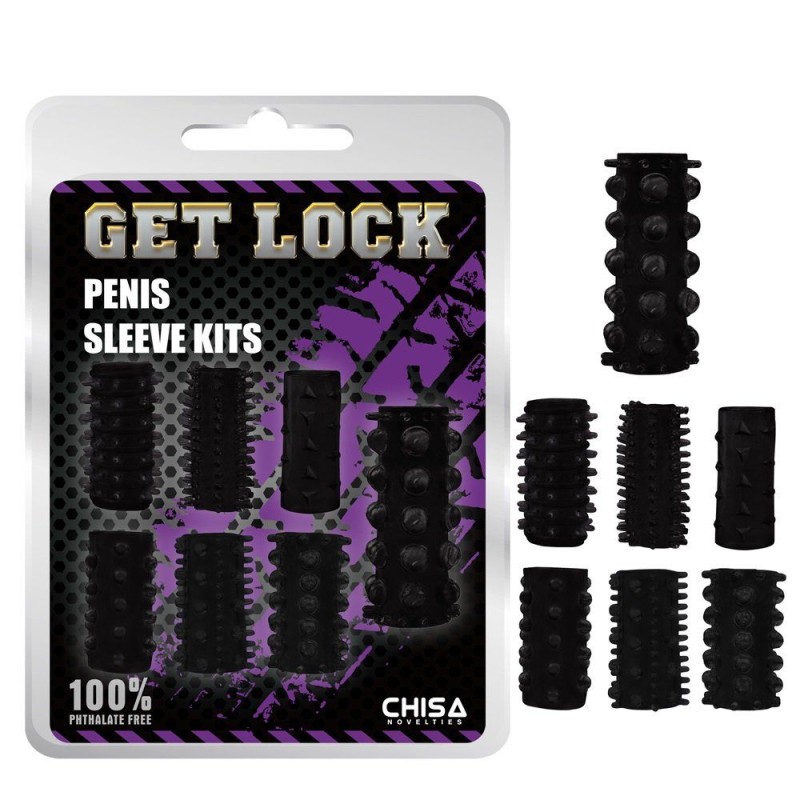 Chisa Penis Sleeve Kits - Clear