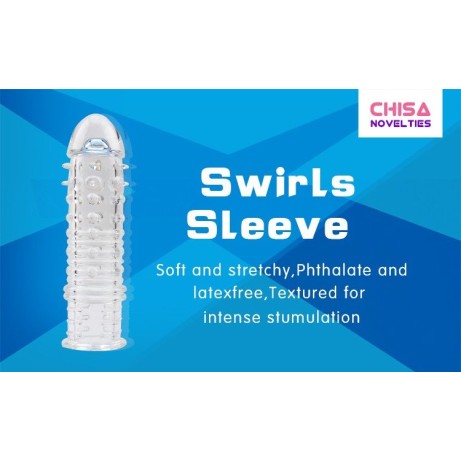 Chisa Swirls Sleeve - Clear