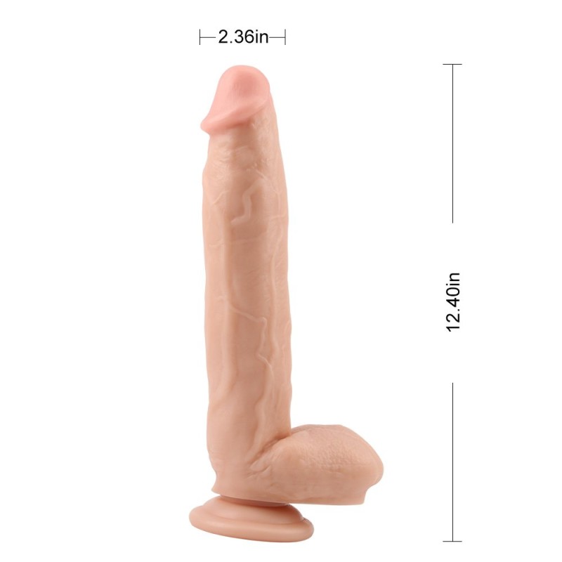 Chisa Ali Scott 12.4" Dildo - Flesh