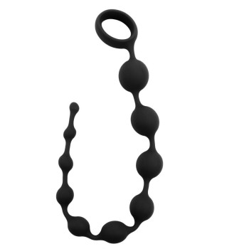 Chisa Playful Anal Beads - Black