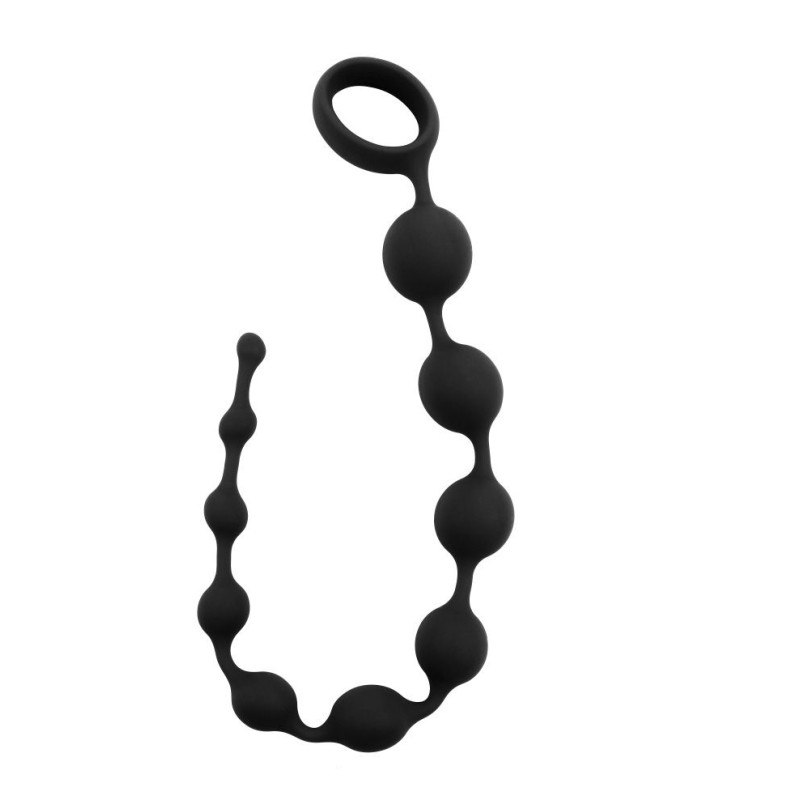 Chisa Playful Anal Beads - Black