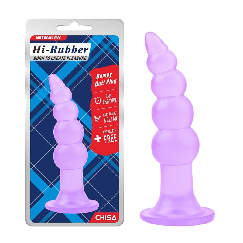 Chisa Bumpy Butt Plug - Pink