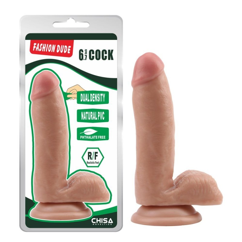 Chisa Fashion Dude 6.7″ Dildo - Flesh