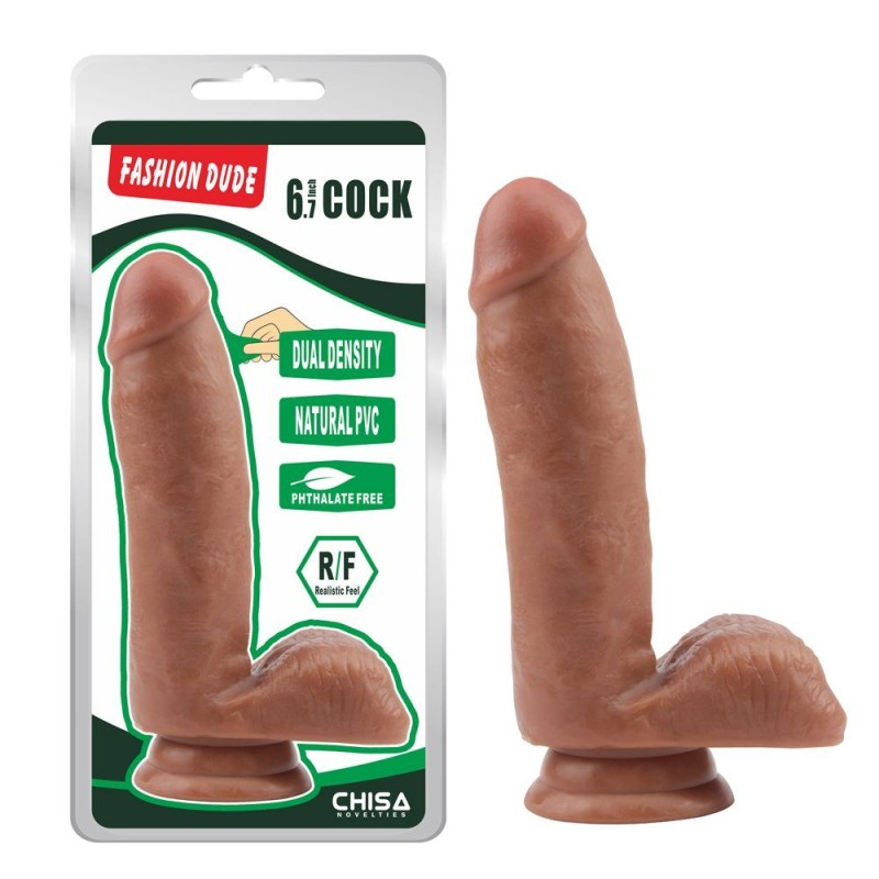 Chisa Fashion Dude 6.7″ Dildo - Flesh