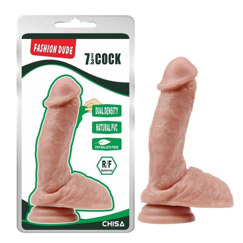 Chisa Fashion Dude 7.3" Dildo - Flesh