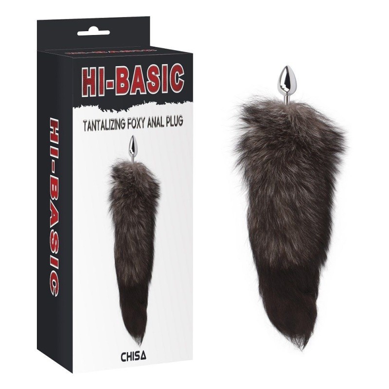 Chisa Tantalizing Foxy Anal Plug - Grey