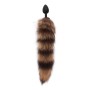 Chisa Foxy Anal Tail Plug - Brown
