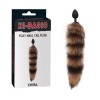 Chisa Foxy Anal Tail Plug - Brown