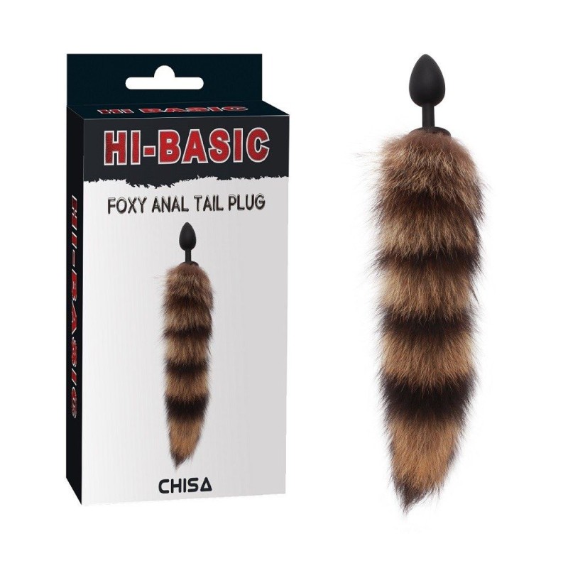 Chisa Foxy Anal Tail Plug - Brown