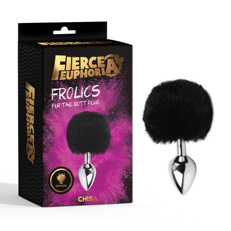 Chisa Frolics Tail Butt Plug - Black