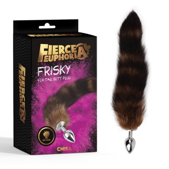 Chisa Frisky Fox Tail Butt Plug - Brown