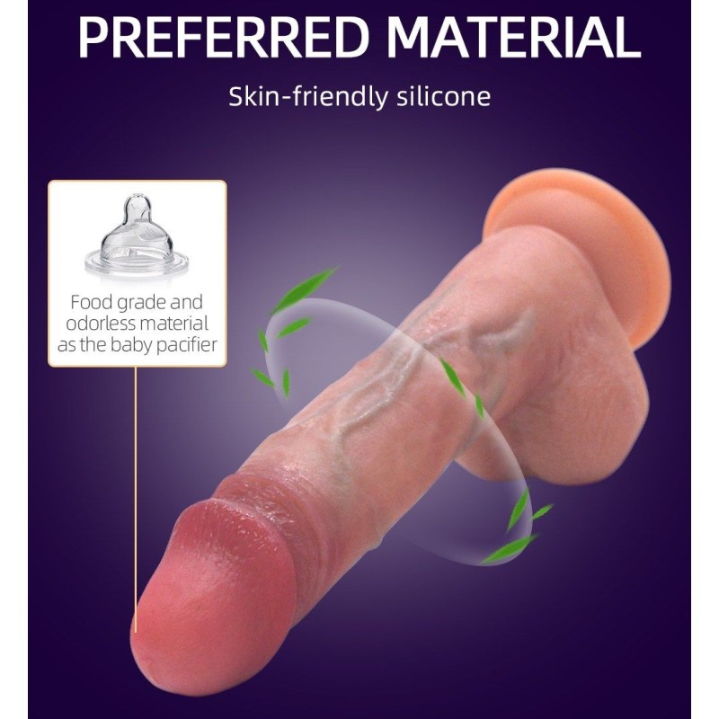 Drywell Realistic Cock Plus 20cm - Flesh