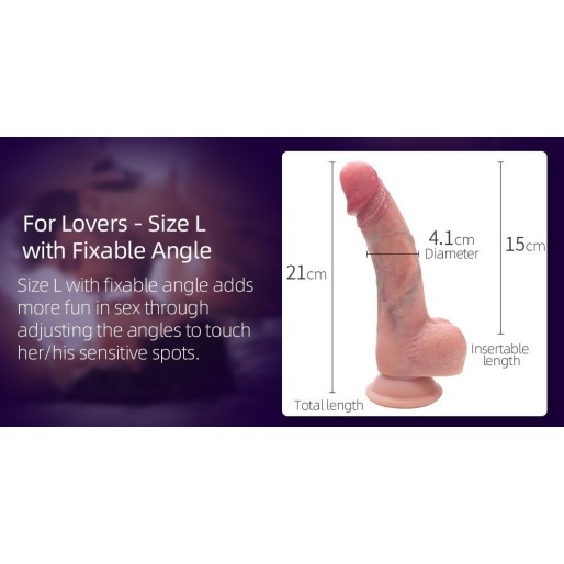 Drywell Realistic Cock Plus 20cm - Flesh