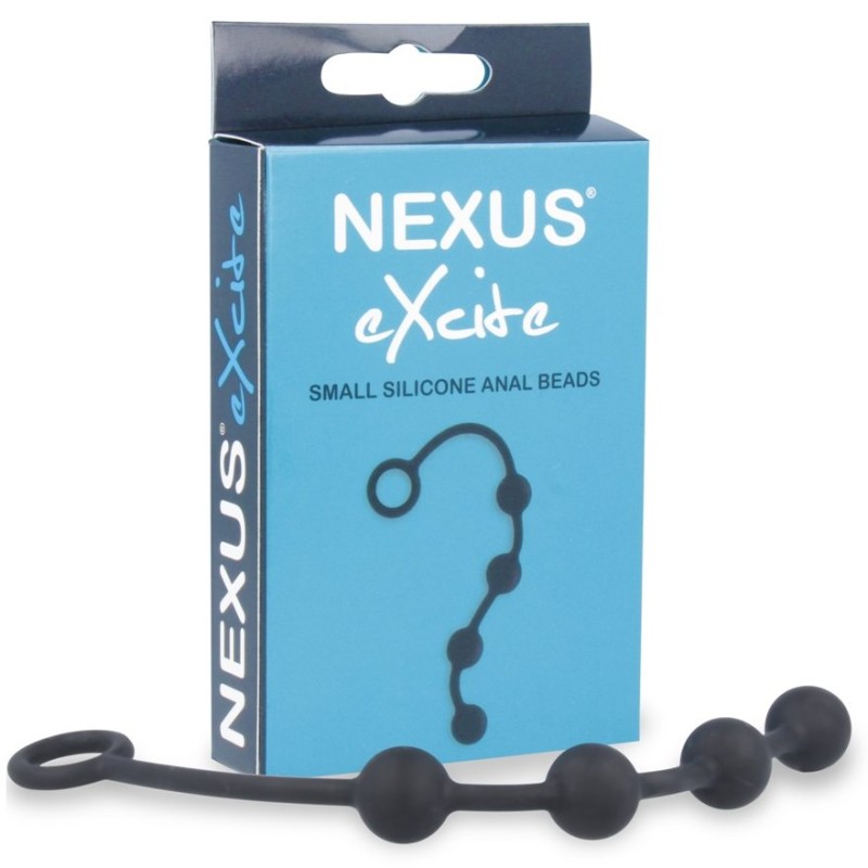 Nexus Excite Anal Beads S - Black