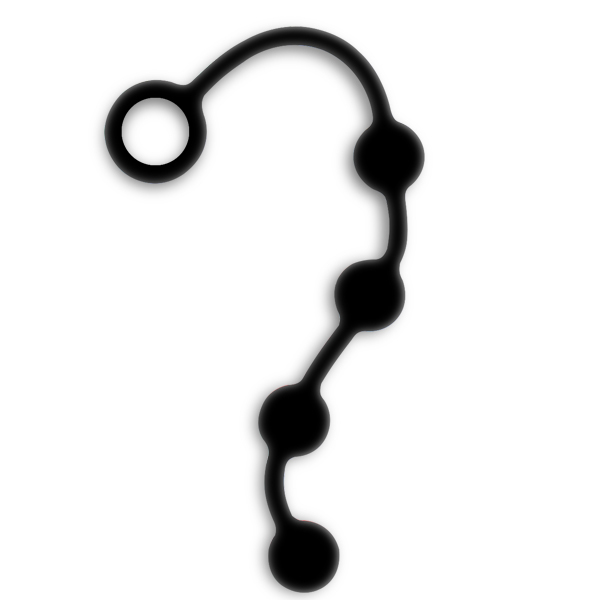 Nexus Excite Anal Beads S - Black