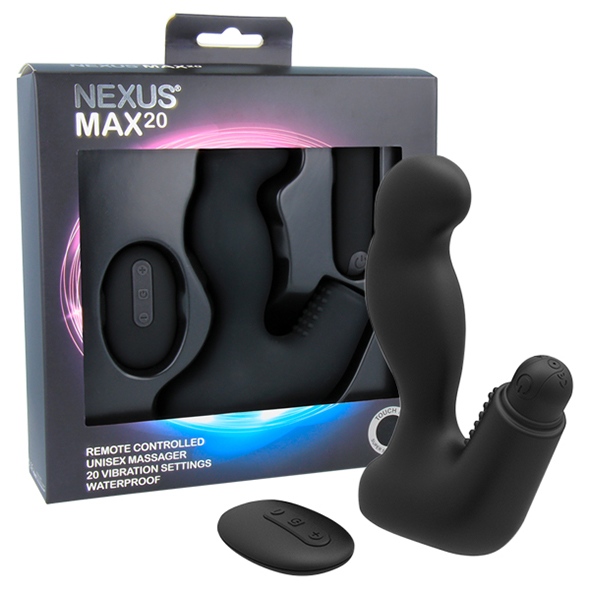 Nexus Max 20 Unisex Massager - Black