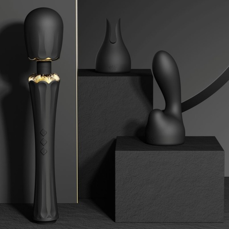 Zalo Kyro Wand Massager - Obsidian Black