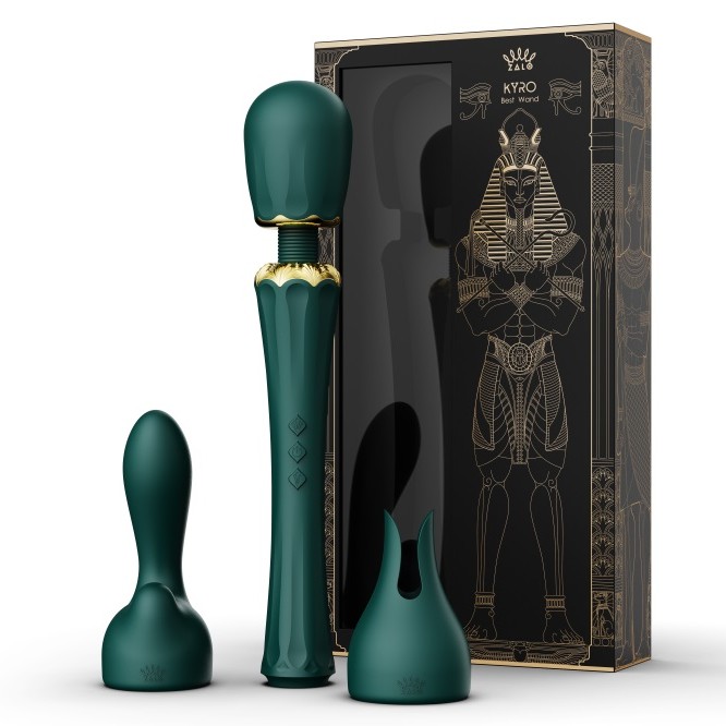 Zalo Kyro Wand Massager - Obsidian Black