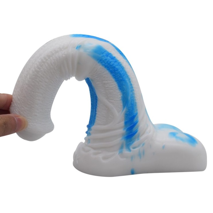 FAAK Horse Dildo - White/Blue