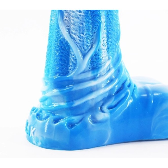 FAAK Horse Dildo - White/Blue