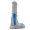 FAAK Horse Dildo - White/Blue