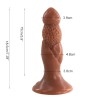 FAAK Mushroom Dual Layer Dildo - Skin