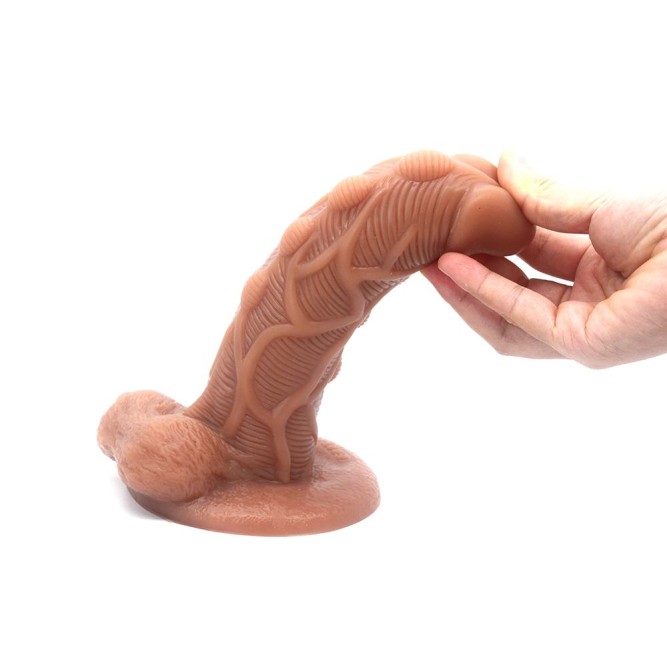 FAAK Bumpy Dual Layer Dildo - Skin