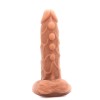 FAAK Bumpy Dual Layer Dildo - Skin