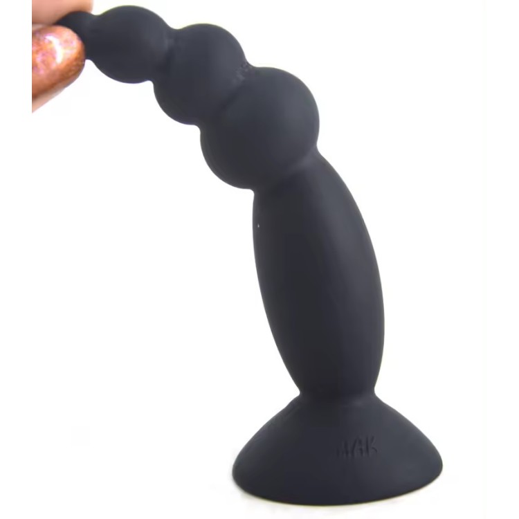 FAAK Silicone Mini Anal Beads - Black