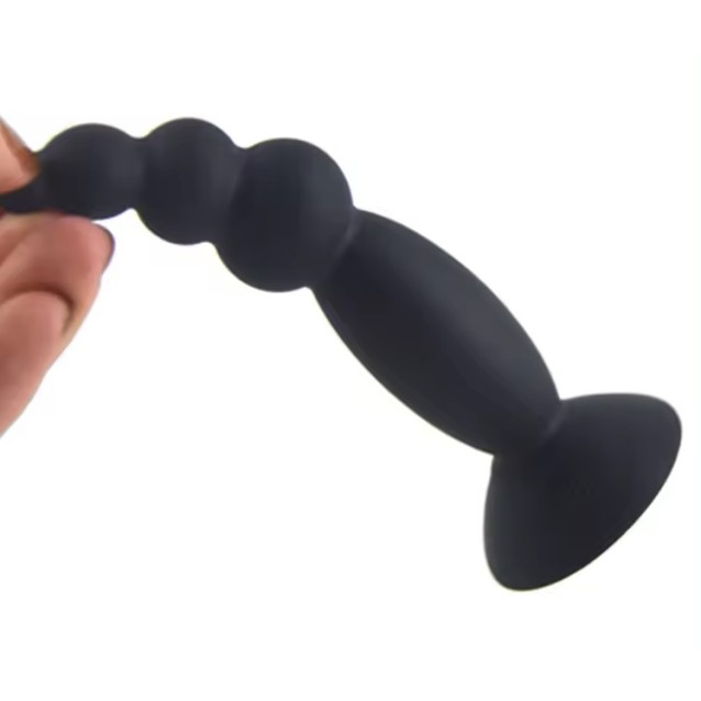 FAAK Silicone Mini Anal Beads - Black
