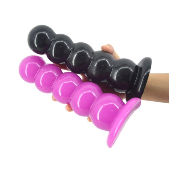 FAAK Beads Anal Plug - Purple