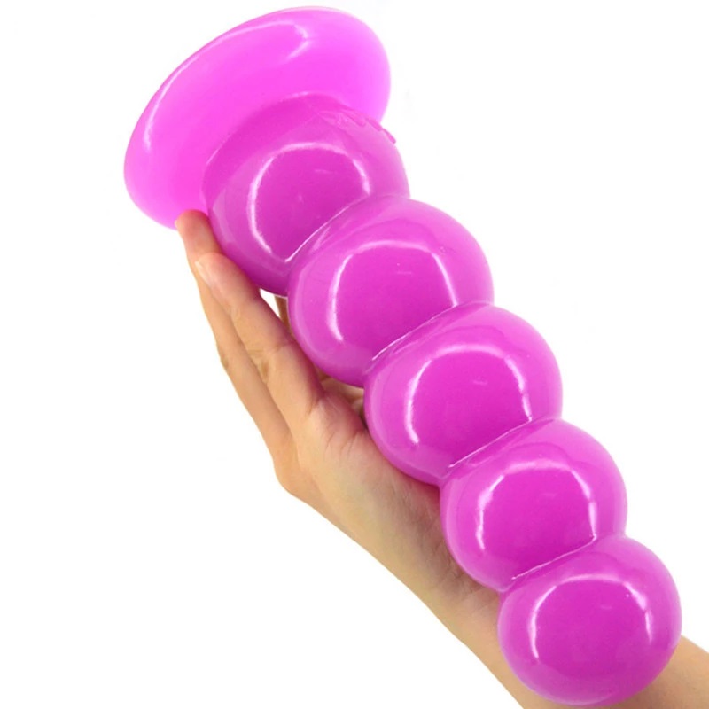 FAAK Beads Anal Plug - Purple