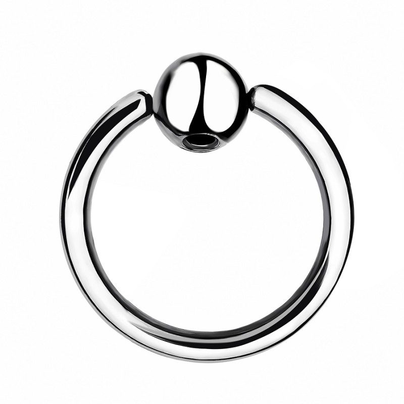 FAAK Steel Anal Plug w Cock Ring L
