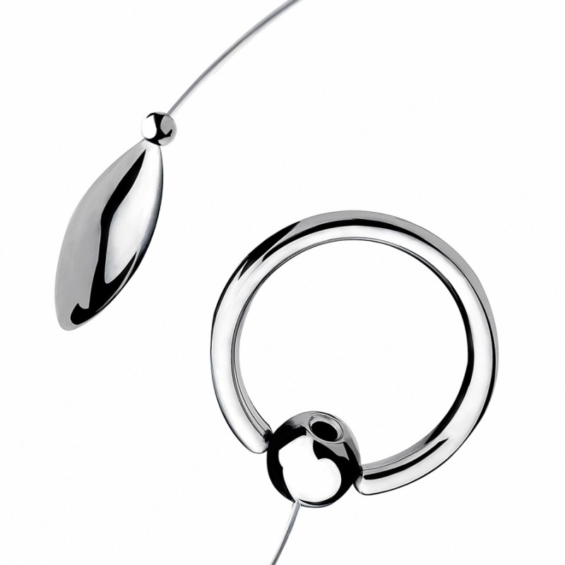 FAAK Steel Anal Plug w Cock Ring L