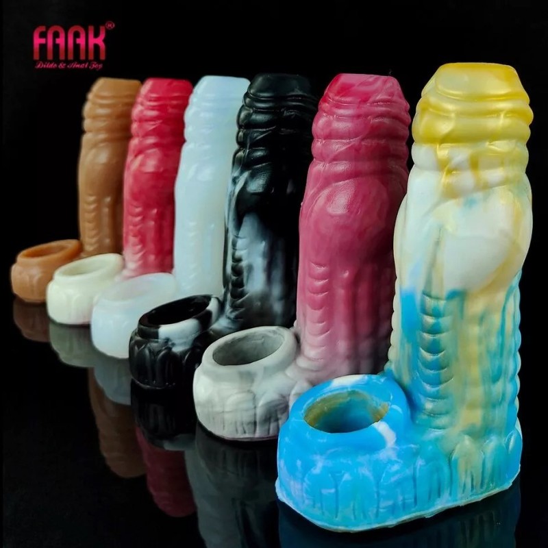 FAAK Beasty Cock Sleeve - White
