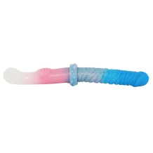 FAAK Convex Glans Double Dildo - Macaron