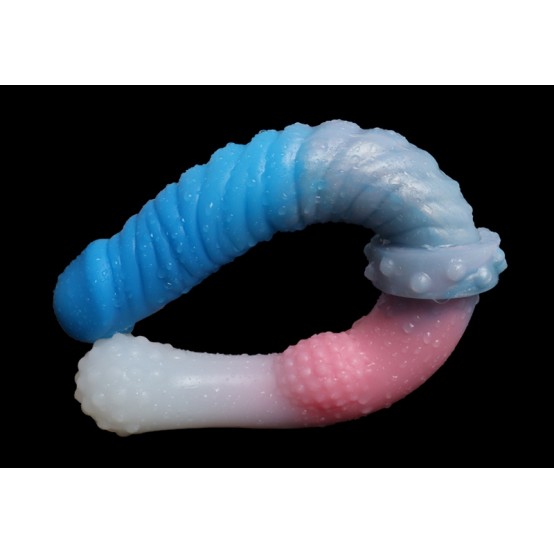 FAAK Convex Glans Double Dildo - Macaron