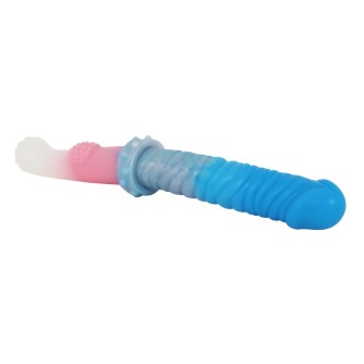FAAK Convex Glans Double Dildo - Macaron