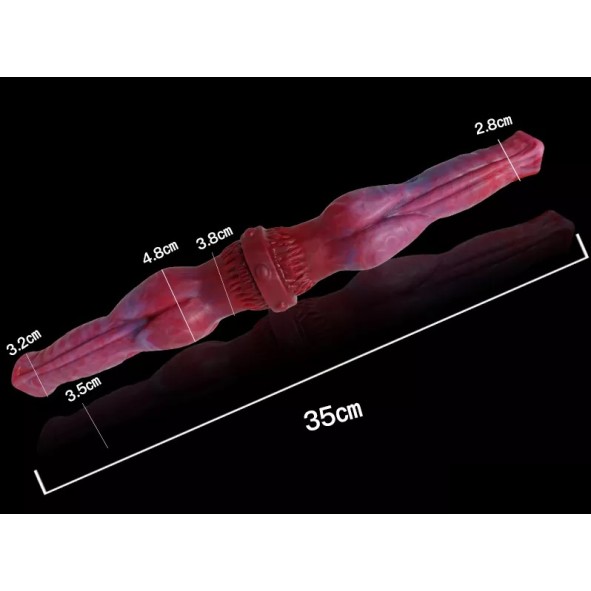 FAAK Dog Double Dildo - Magic Dragon