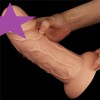 Lovetoy 9.5" Realistic Curved Dildo - Flesh