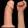 Lovetoy 9.5" Realistic Curved Dildo - Flesh