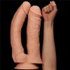 Lovetoy 12" Mega Double Dildo - Flesh