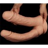Lovetoy 12" Mega Double Dildo - Flesh