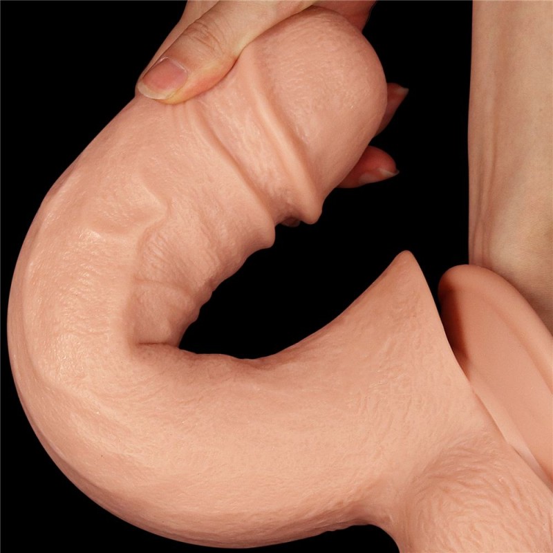 Lovetoy 12" Mega Double Dildo - Flesh